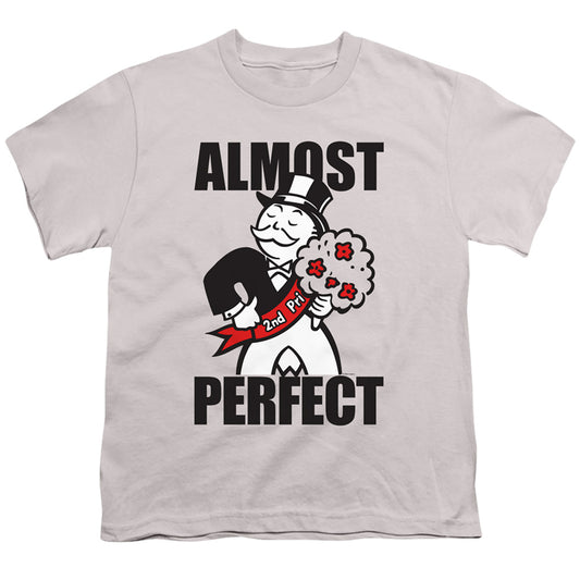 MONOPOLY : ALMOST PERFECT EVERGREEN S\S YOUTH 18\1 Silver XL