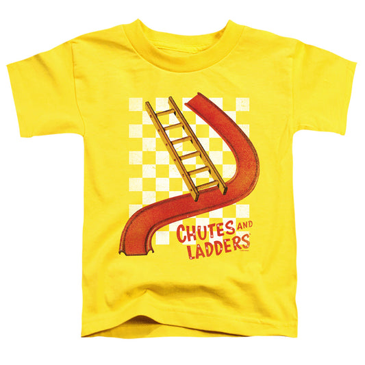 CHUTES AND LADDERS : CHUTE AND LADDER S\S TODDLER TEE Yellow LG (4T)