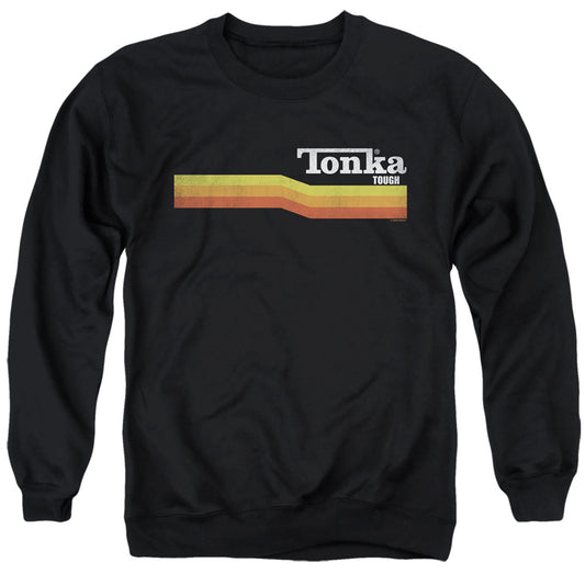 TONKA : TONKA STRIPE ADULT CREW SWEAT Black 2X