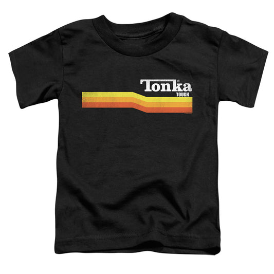 TONKA : TONKA STRIPE S\S TODDLER TEE Black LG (4T)