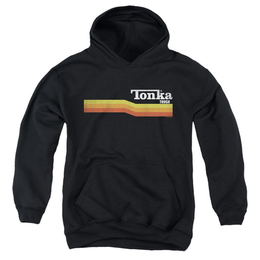 TONKA : TONKA STRIPE YOUTH PULL OVER HOODIE Black XL