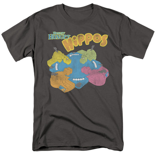 HUNGRY HUNGRY HIPPOS : READY TO PLAY S\S ADULT 18\1 Charcoal 2X
