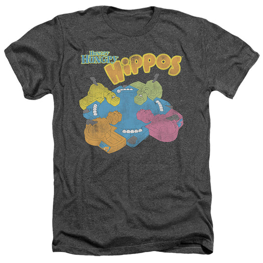 HUNGRY HUNGRY HIPPOS : READY TO PLAY ADULT HEATHER Charcoal 2X