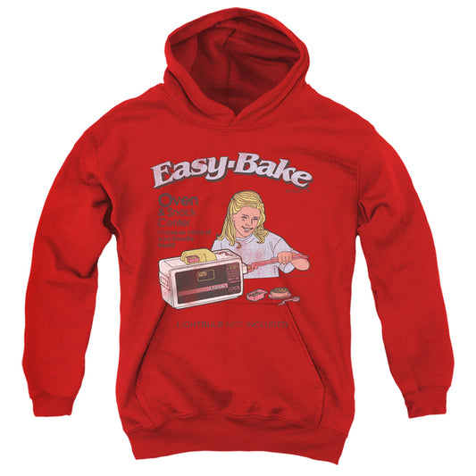 EASY BAKE OVEN : LIGHTBULB NOT INCLUDED YOUTH PULL OVER HOODIE Red LG