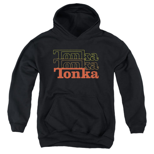 TONKA : FUZZED REPEAT YOUTH PULL OVER HOODIE Black XL
