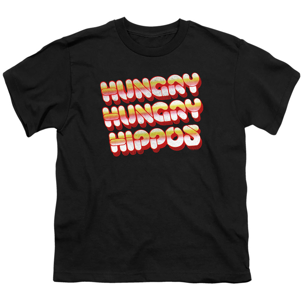 HUNGRY HUNGRY HIPPOS : HUNGRY VINTAGE LOGO S\S YOUTH 18\1 Black SM