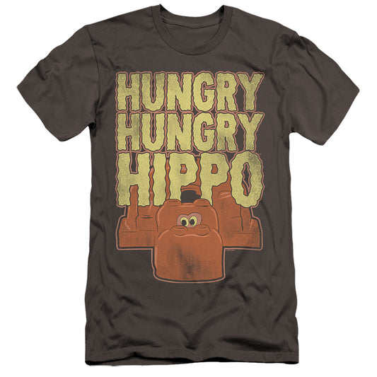 HUNGRY HUNGRY HIPPOS : HUNGRY HUNGRY HIPPO  PREMIUM CANVAS ADULT SLIM FIT 30\1 Charcoal XL
