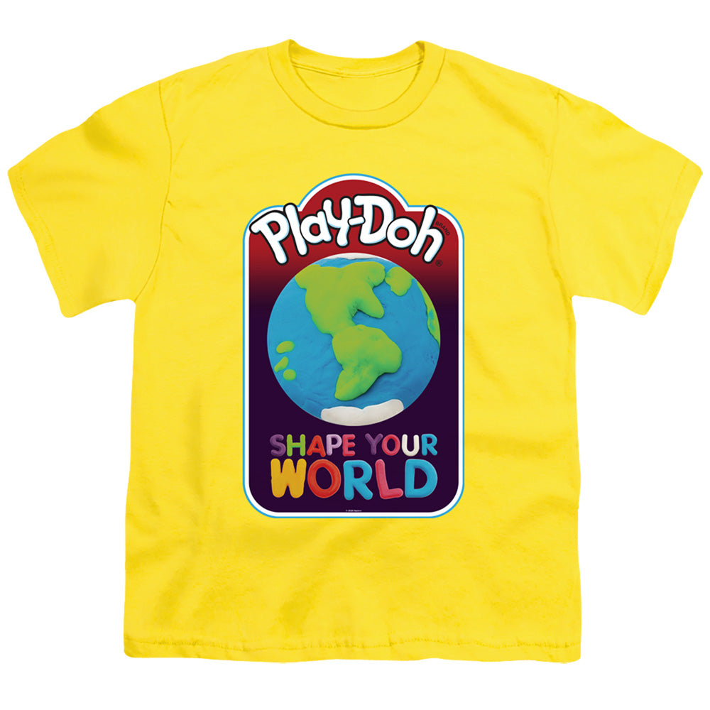 PLAY DOH : SHAPE YOUR WORLD S\S YOUTH 18\1 Yellow LG