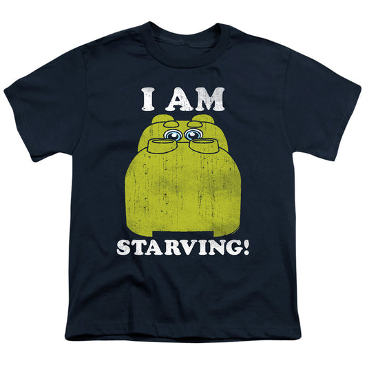 HUNGRY HUNGRY HIPPOS : I'M STARVING S\S YOUTH 18\1 Navy LG