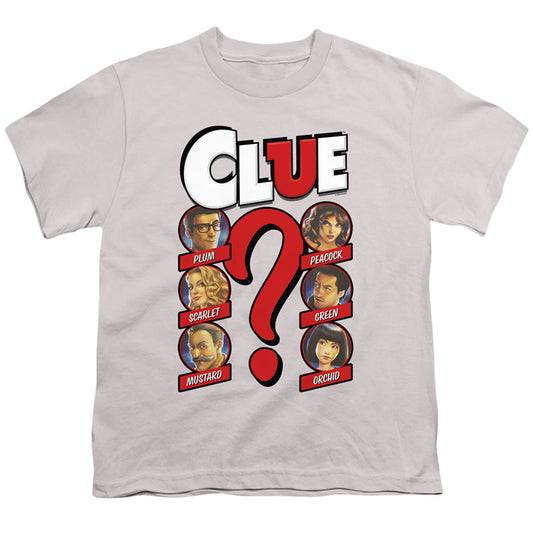 CLUE : MODERN WHODUNNIT S\S YOUTH 18\1 Silver XL