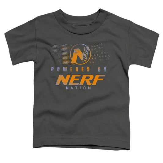 NERF : POWERED BY NERF NATION TODDLER SHORT SLEEVE Charcoal XL (5T)