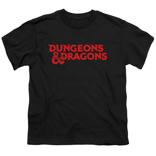 DUNGEONS AND DRAGONS : TYPE LOGO S\S YOUTH 18\1 Black LG