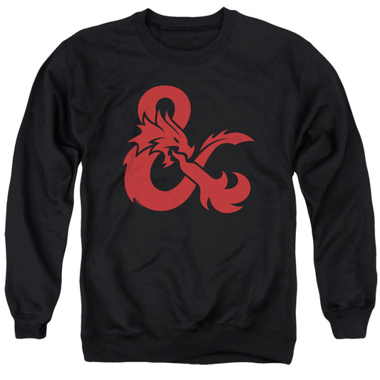 DUNGEONS AND DRAGONS : AMPERSAND LOGO ADULT CREW SWEAT Black SM