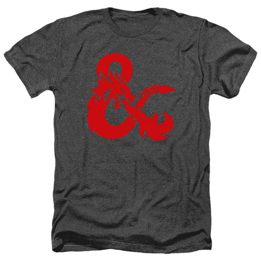 DUNGEONS AND DRAGONS : AMPERSAND LOGO ADULT HEATHER Black 2X