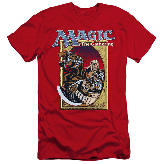 MAGIC THE GATHERING : FIFTH EDITION DECK ART  PREMIUM CANVAS ADULT SLIM FIT 30\1 Red 2X