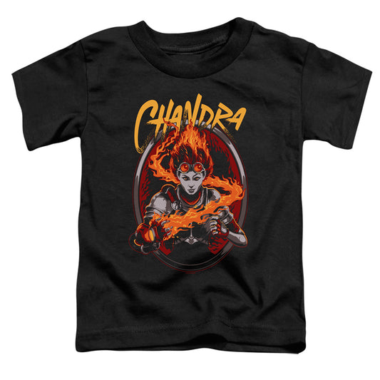 MAGIC THE GATHERING : CHANDRA S\S TODDLER TEE Black SM (2T)