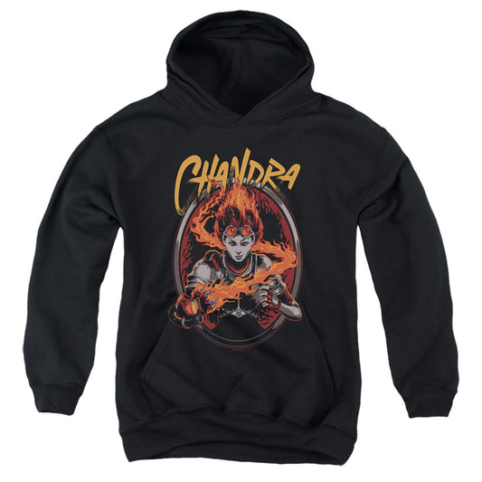 MAGIC THE GATHERING : CHANDRA YOUTH PULL OVER HOODIE Black LG