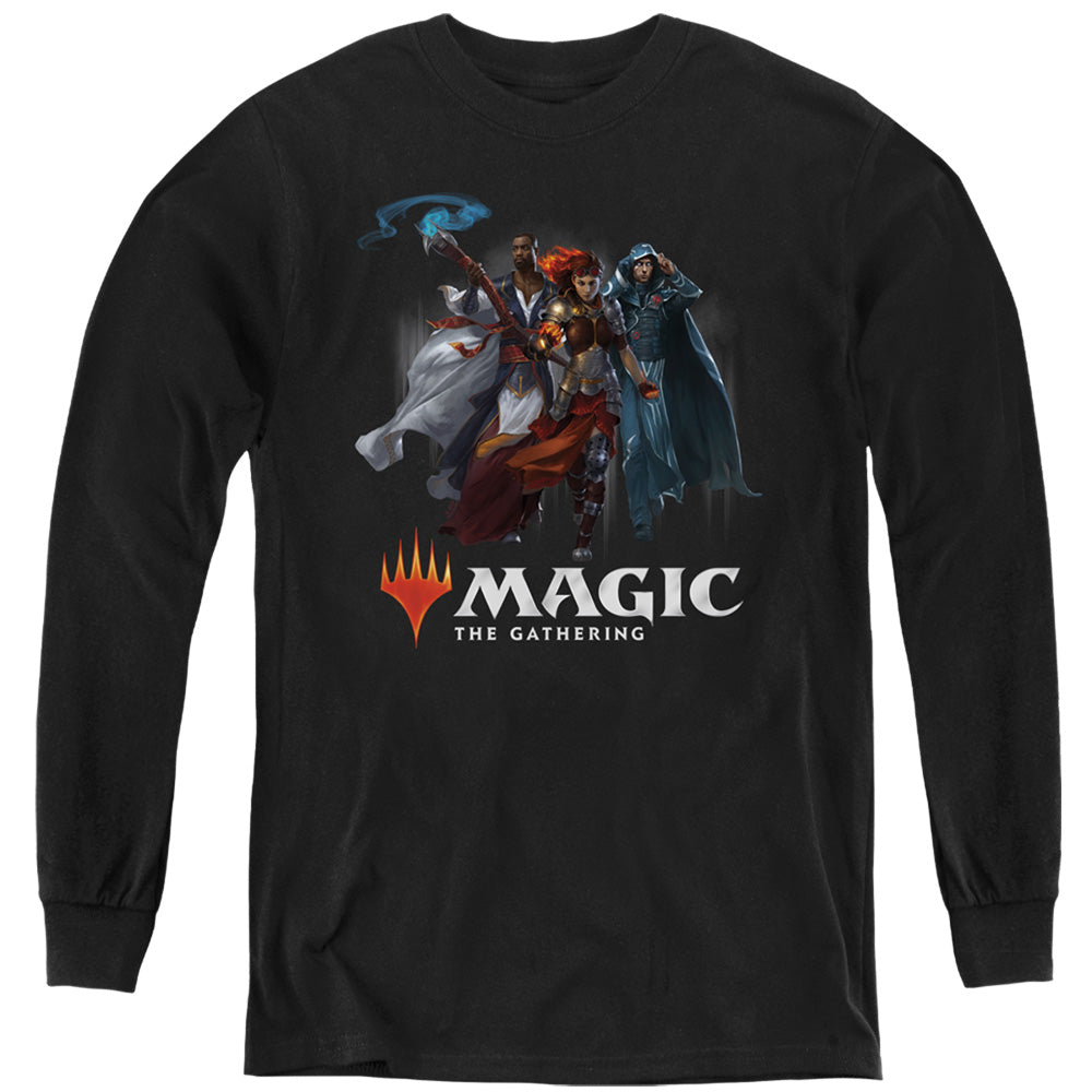 MAGIC THE GATHERING : PLANESWALKERS L\S YOUTH Black XL