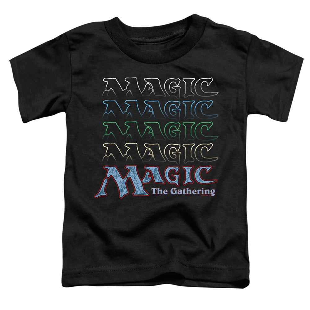 MAGIC THE GATHERING : RETRO LOGO REPEAT S\S TODDLER TEE Black MD (3T)