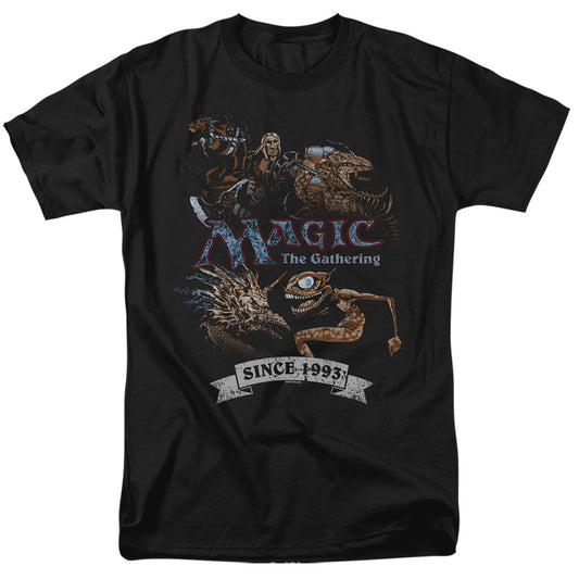 MAGIC THE GATHERING : FOUR PACK RETRO S\S ADULT 18\1 Black 2X