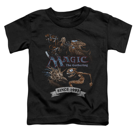 MAGIC THE GATHERING : FOUR PACK RETRO S\S TODDLER TEE Black LG (4T)