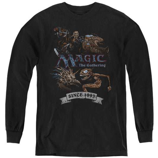 MAGIC THE GATHERING : FOUR PACK RETRO L\S YOUTH Black XL