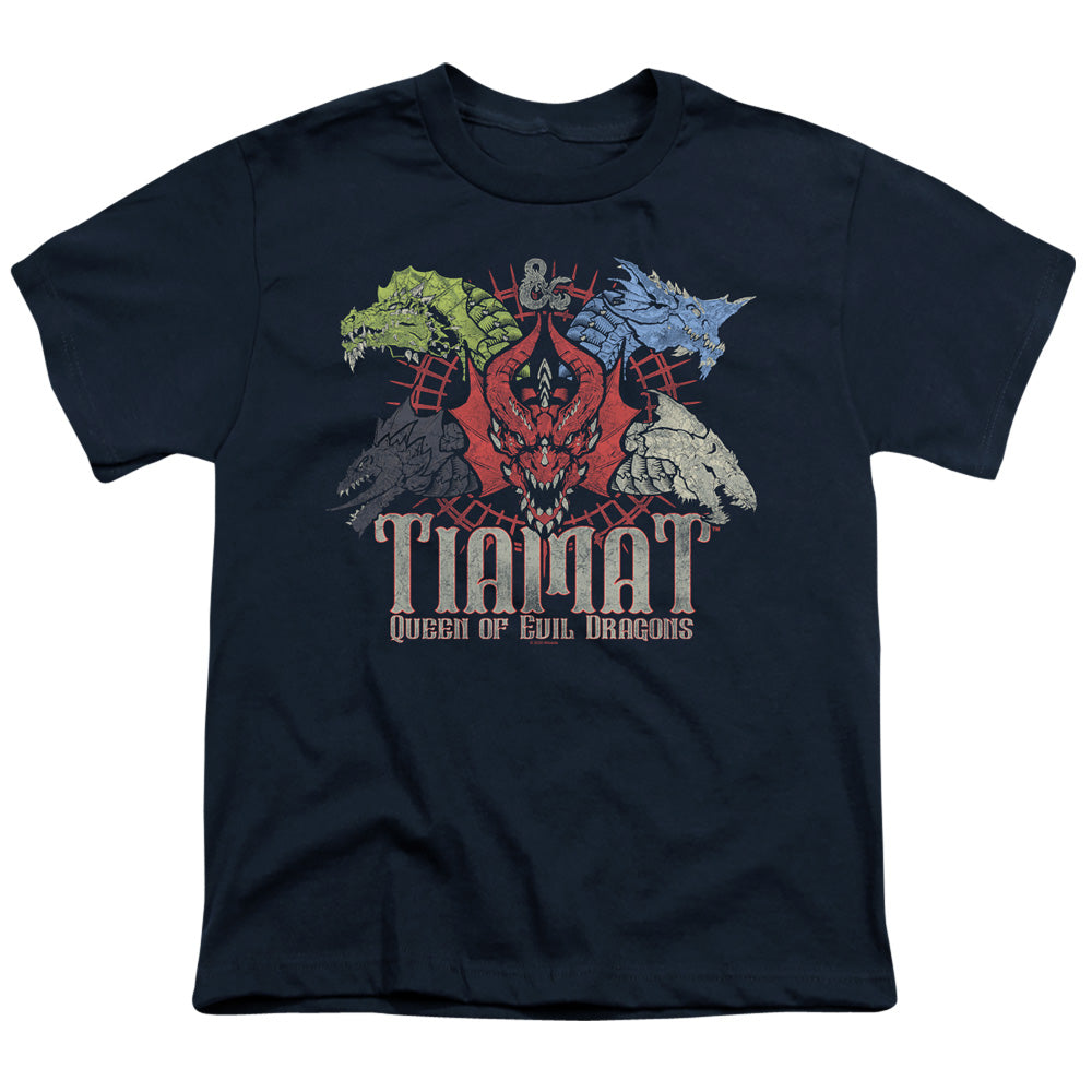 DUNGEONS AND DRAGONS : TIAMAT QUEEN OF EVIL S\S YOUTH 18\1 Navy XS