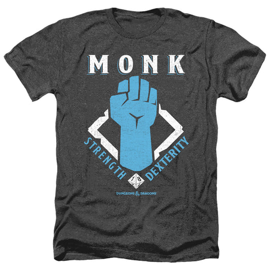 DUNGEONS AND DRAGONS : MONK ADULT HEATHER Black XL