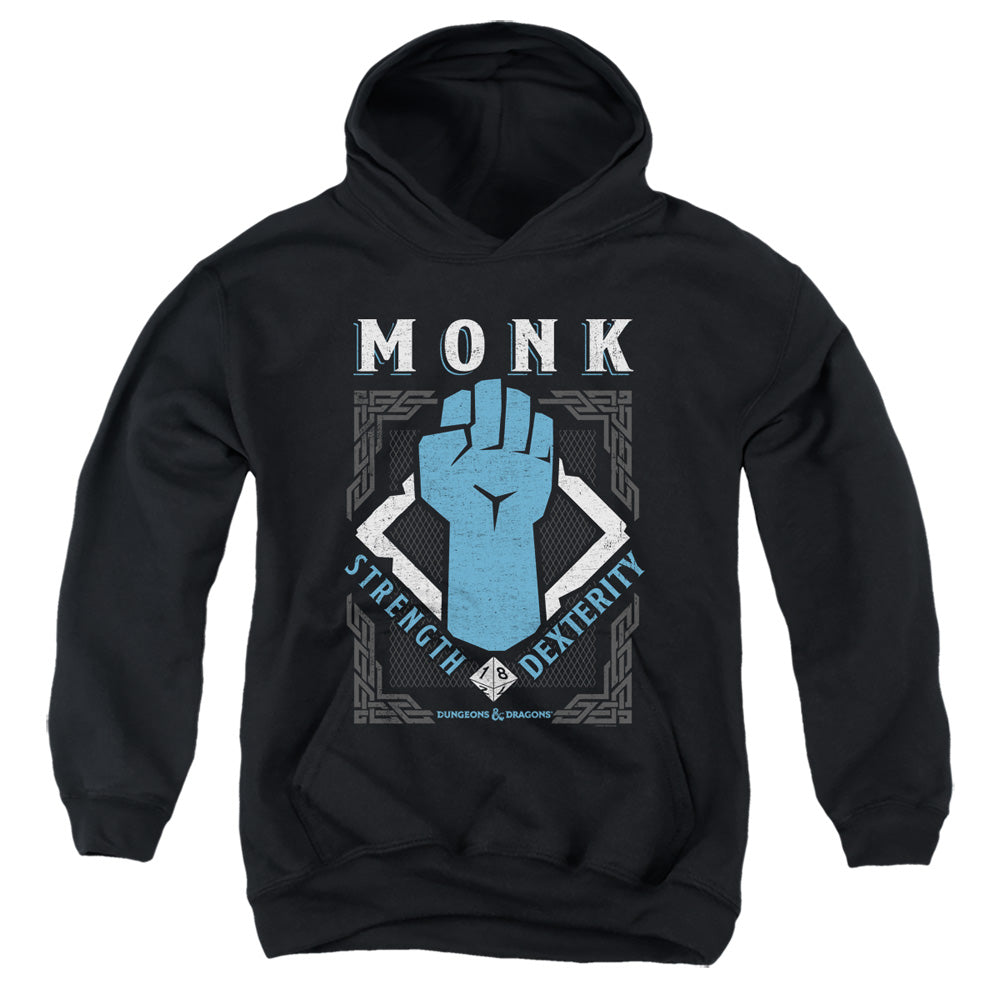 DUNGEONS AND DRAGONS : MONK YOUTH PULL OVER HOODIE Black SM