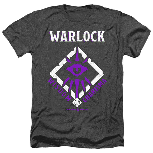 DUNGEONS AND DRAGONS : WARLOCK ADULT HEATHER Black XL
