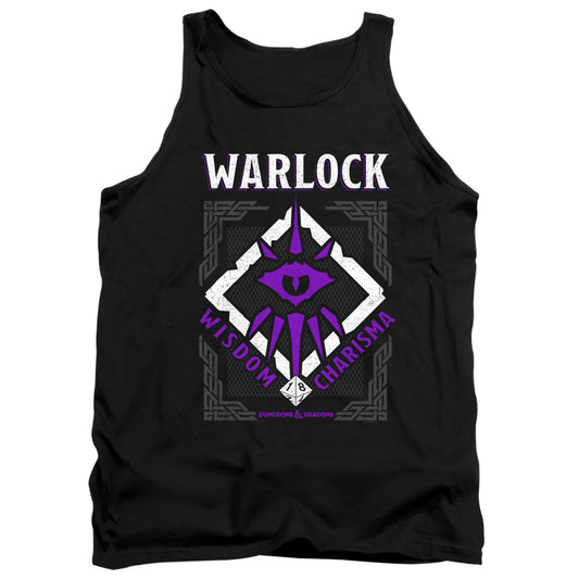 DUNGEONS AND DRAGONS : WARLOCK ADULT TANK Black 2X
