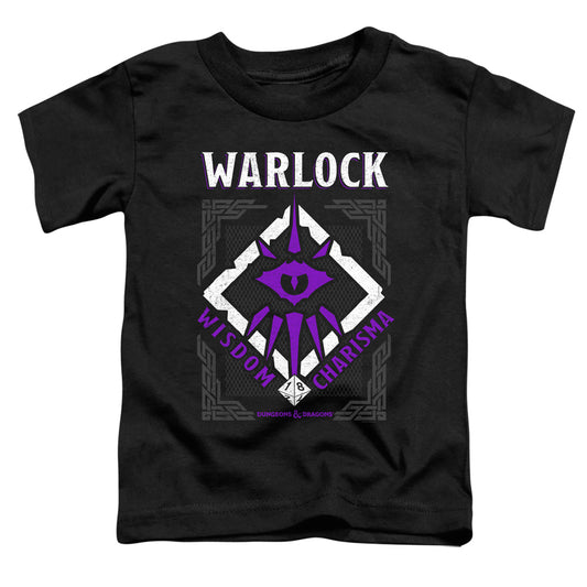 DUNGEONS AND DRAGONS : WARLOCK S\S TODDLER TEE Black LG (4T)