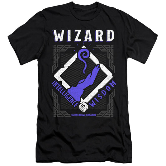 DUNGEONS AND DRAGONS : WIZARD  PREMIUM CANVAS ADULT SLIM FIT 30\1 Black 2X