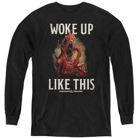 DUNGEONS AND DRAGONS : WOKE LIKE THIS L\S YOUTH Black XL
