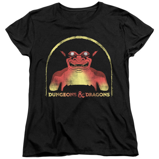 DUNGEONS AND DRAGONS : OLD SCHOOL WOMENS SHORT SLEEVE Black 2X