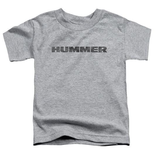 HUMMER : DISTRESSED HUMMER LOGO TODDLER SHORT SLEEVE Athletic Heather XL (5T)