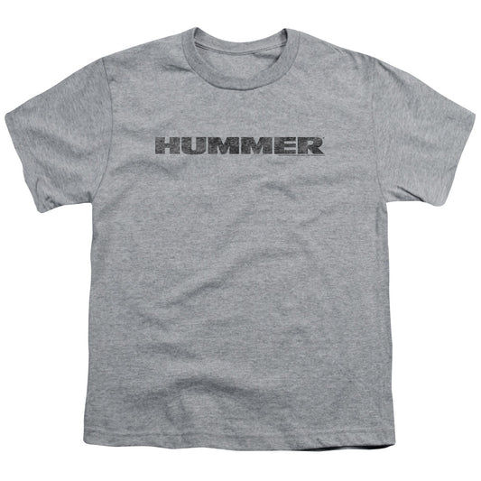 HUMMER : DISTRESSED HUMMER LOGO S\S YOUTH 18\1 Athletic Heather LG