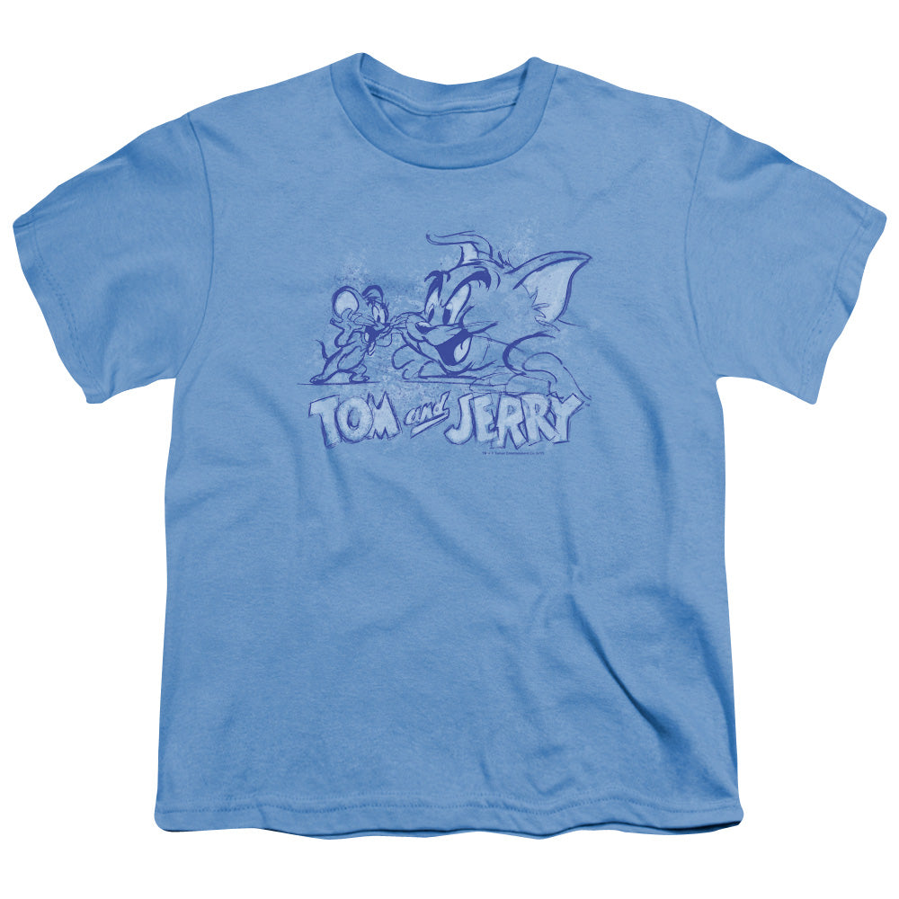 TOM AND JERRY : SKETCHY S\S YOUTH 18\1 Carolina Blue MD
