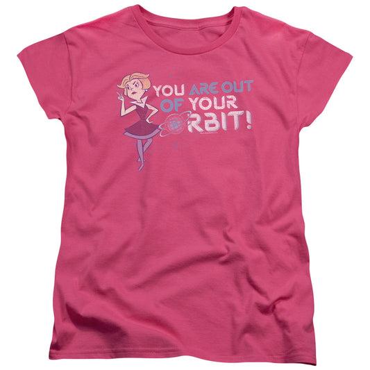 JETSONS : OUT OF ORBIT S\S WOMENS TEE HOT PINK MD