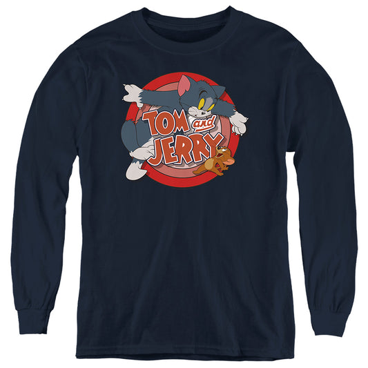 TOM AND JERRY : CAT AND MOUSE L\S YOUTH Navy XL
