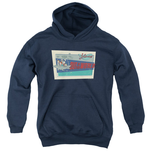 JETSONS : OUT OF THIS WORLD YOUTH PULL OVER HOODIE Navy LG