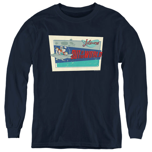 JETSONS : OUT OF THIS WORLD L\S YOUTH Navy XL