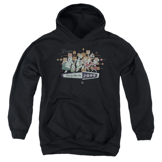 JETSONS : PARTY LIKE IT'S 2099 YOUTH PULL OVER HOODIE Black LG