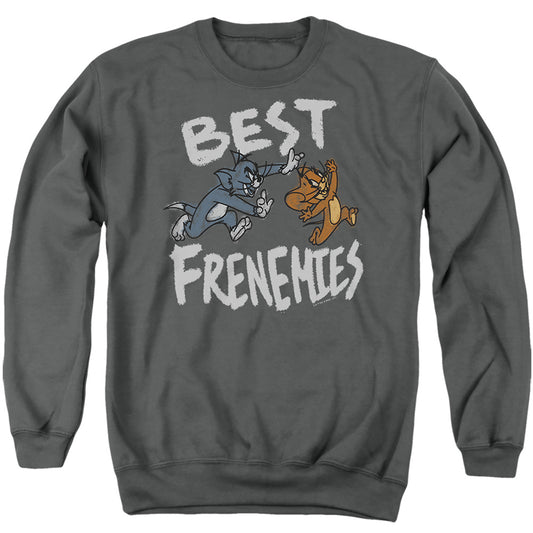 TOM AND JERRY MOVIE : BEST FRENEMIES ADULT CREW SWEAT Charcoal 2X