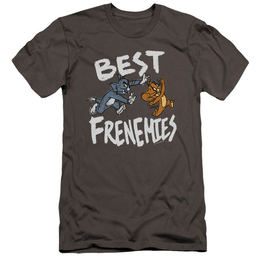 TOM AND JERRY MOVIE : BEST FRENEMIES  PREMIUM CANVAS ADULT SLIM FIT 30\1 Charcoal 2X