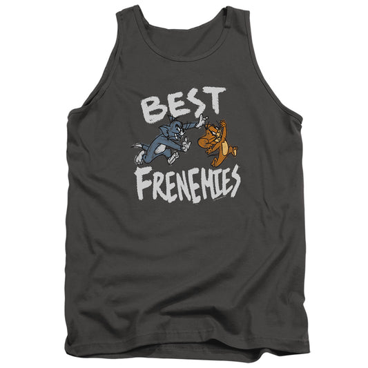 TOM AND JERRY MOVIE : BEST FRENEMIES ADULT TANK Charcoal 2X