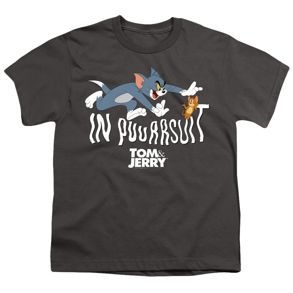 TOM AND JERRY MOVIE : IN PURSUIT S\S YOUTH 18\1 Charcoal XL