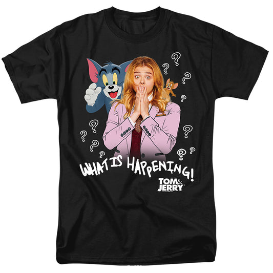 TOM AND JERRY MOVIE : WHAT IS HAPPENING S\S ADULT 18\1 Black XL