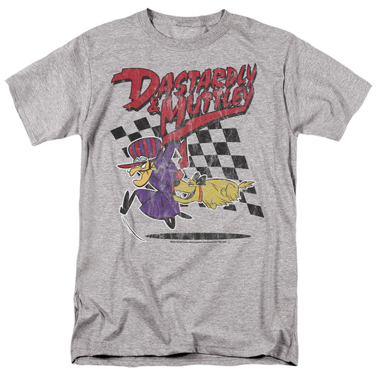 WACKY RACES : DASTARDLY AND MUTTLEY 1 S\S ADULT 18\1 Athletic Heather SM
