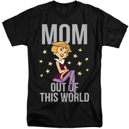 JETSONS : OUT OF THIS WORLD MOM ADULT TALL FIT SHORT SLEEVE Black 2X